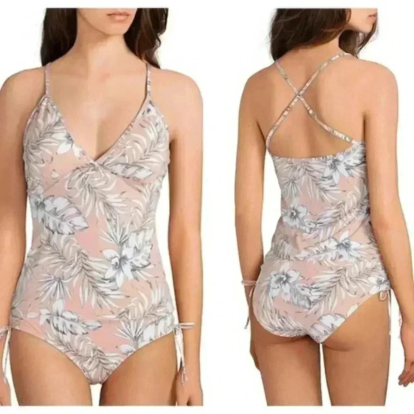 Cremieux‎ Tropic Toile Cross Back Tankini Top - Picture 1 of 5